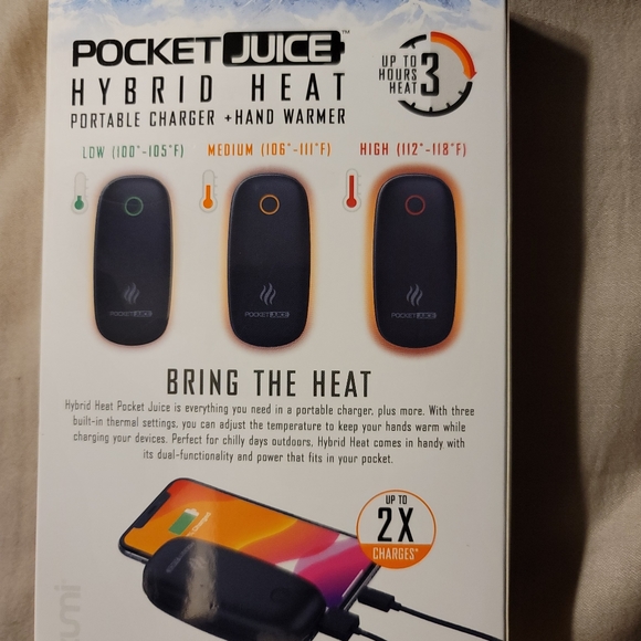 POCKET JUICE CHARGER AND HAND WARMER P5 - Picture 2 of 2